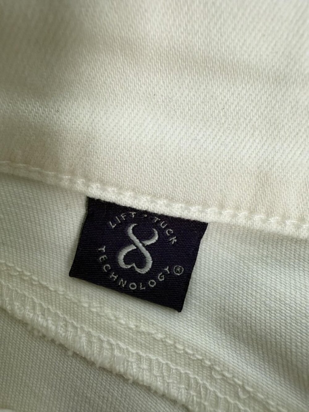 NYDJ The Trouser Pants Womens 8P Optic White Wide Leg Petite Minimalist Chic NWT - Picture 9 of 13